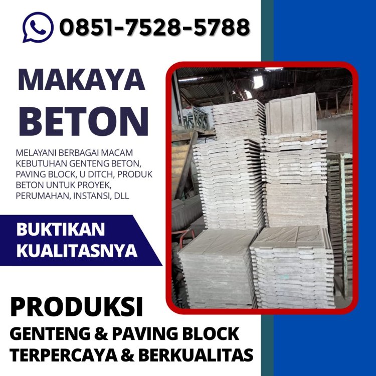 Supplier Atap Genteng Beton Flat di Malang.JPG