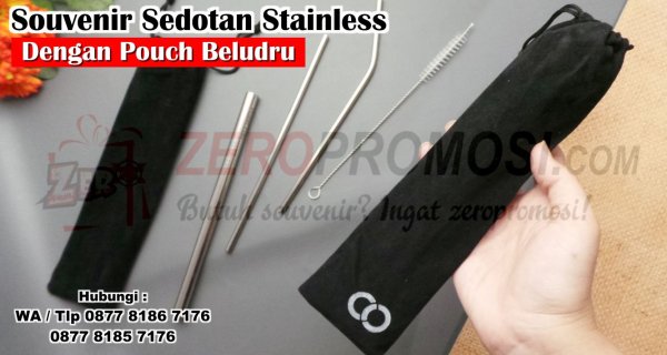 Souvenir Sedotan Stainless Spesial Dengan Pouch Beludru – Sedotan Ramah Lingkungan.jpg
