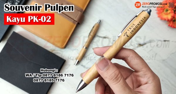 Jual Souvenir Ballpen Kayu Premium Pulpen Cetek PK-02 Custom Logo.jpg