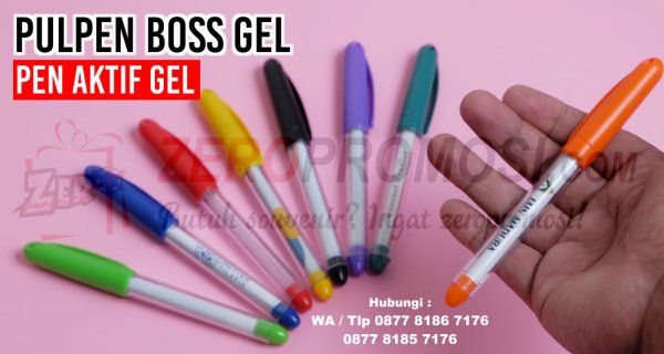 Souvenir Pulpen Boss gel  Pen Aktif Gel.jpg