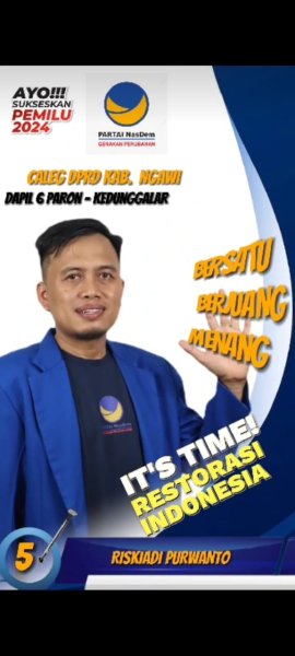 Rizkiadi Caleg Nasdem Paron Kedunggalar.jpeg
