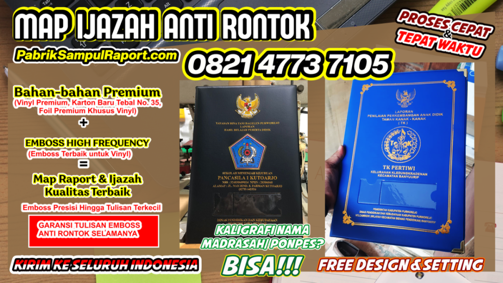 0821-4773-7105 Harga Sampul Raport Hard Cover Map Ijazah di Mappi.PNG
