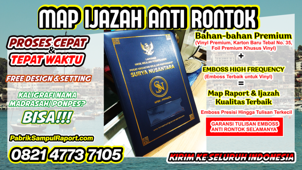 0821-4773-7105 Cover Raport Tpq Map Ijazah di Kota Tangerang Selatan.PNG