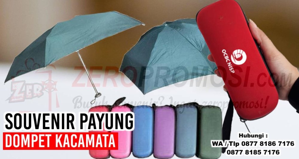 Jual souvenir Payung dompet kacamata - Payung Kotak Kacamata.jpg