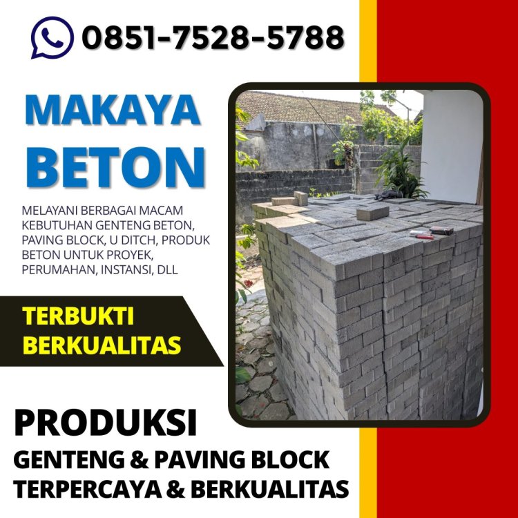 Produksi Model Genteng Cor di Malang.JPG