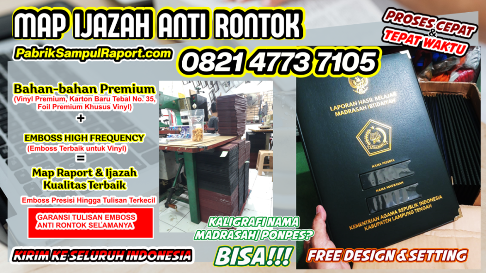 257 Sampul Raport di Kota Tebing Tinggi, Percetakan Map Sampul Ijazah Tk SD SMP SMA SMK Madrasah Pondok Pesantren Pabrik Pusat Raport.PNG