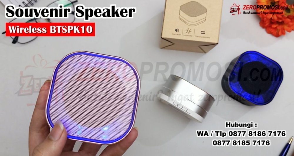 Jual Souvenir Speaker Bluetooth Wireless Mini BTSPK10 Bisa Cetak Logo Murah.jpg