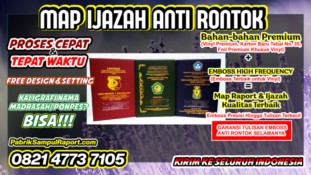 0821-4773-7105 Sampul Raport Kurikulum Merdeka Map Ijazah di Lampung Selatan.PNG