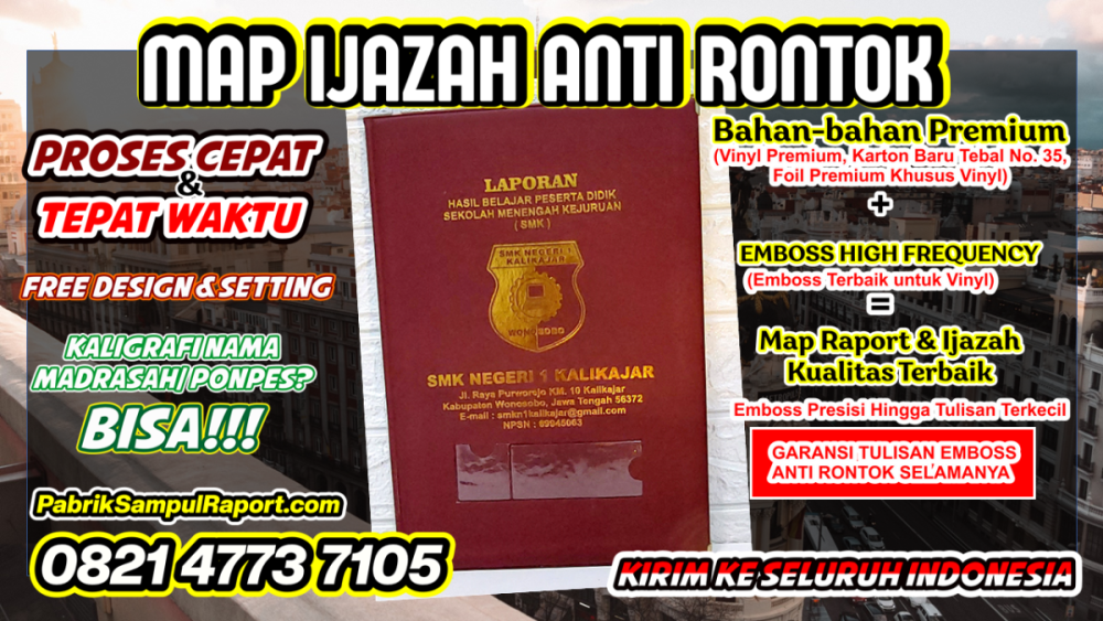 0821-4773-7105 Sampul Raport Sd Map Ijazah di Kotawaringin Barat.PNG