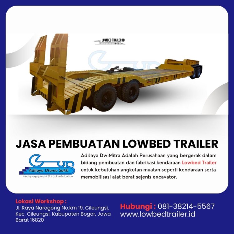 Inovasi lowbed trailer Depok, Hubungi 081-38214-5567.jpg