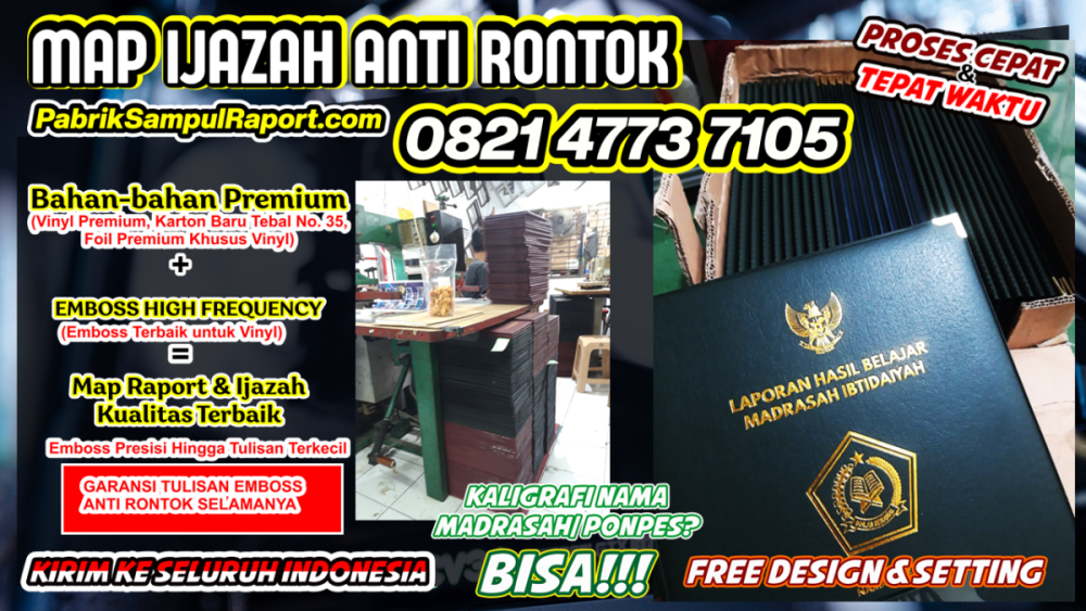 255 Cover Raport Paud di Kota Tarakan, Percetakan Map Sampul Ijazah Tk SD SMP SMA SMK Madrasah Pondok Pesantren Pabrik Pusat Raport.PNG