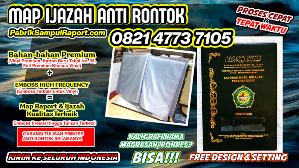 0821-4773-7105 Sampul Raport Polos Map Ijazah di Jembrana.PNG