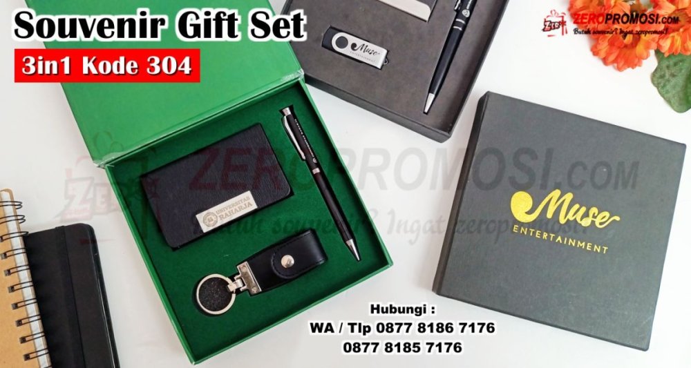 Souvenir Gift Set 3in1 Paket Premium Montblanc Kode 304 Custom Logo.jpg