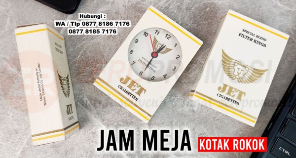Jual Souvenir Jam Meja bentuk Kotak Rokok - Jam Meja  050.jpg