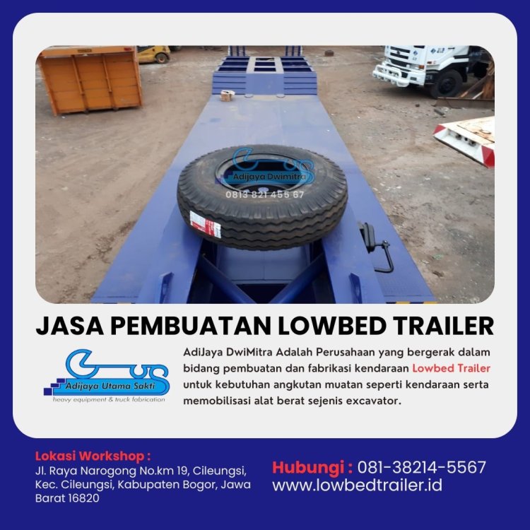 Custom lowbed trailer Jakarta, Hubungi 081-38214-5567.jpg