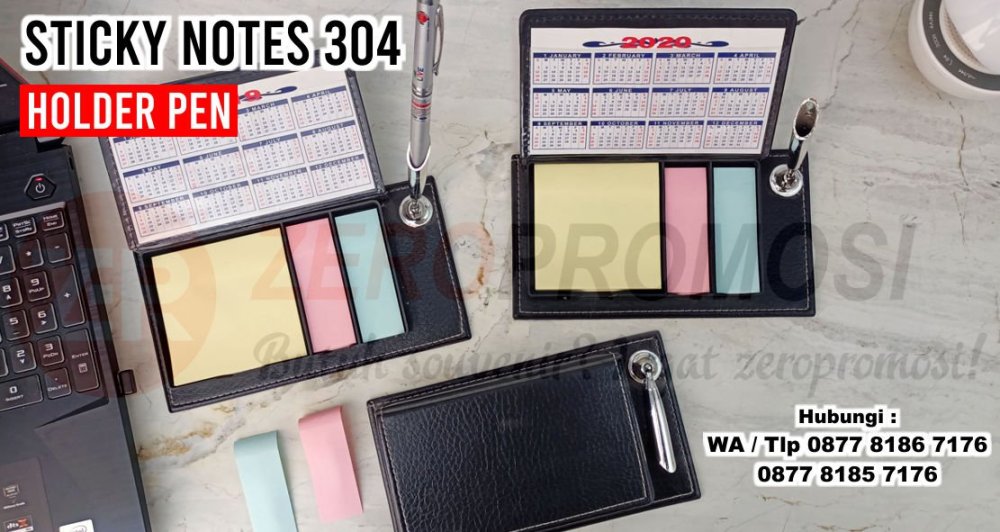 Sticky Notes 304 + holder pen custom logo 1.jpg