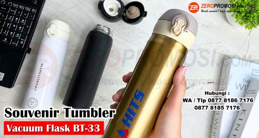 Souvenir Tumbler Stainless Thermos BT-33 Vacuum Flask Cetak Logo.jpg