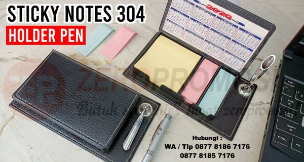 Sticky Notes 304 + holder pen custom logo.jpg