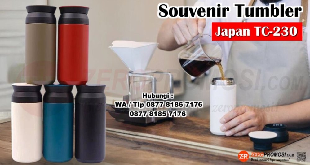 Souvenir New Tumbler Termos Japan TC-230 Vacuum Flask Stainless Multifungsi.jpg