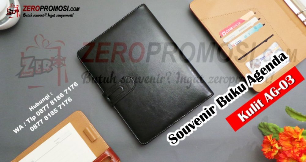 Jual Souvenir Buku Agenda Kulit AG-03 Promosi.jpg