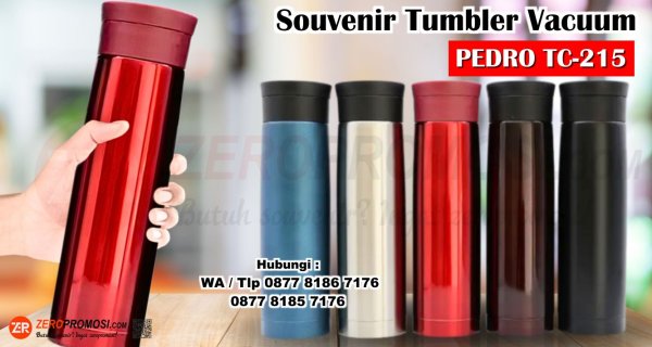 Sedia Thermos Tumbler Pedro TC-215 Vacuum Flask Cetak Logo .jpg