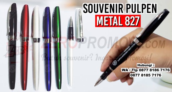 Jual Souvenir Pulpen Metal 827 - pen promosi.jpg