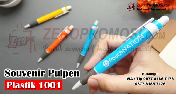 Souvenir Pulpen Plastik 1001 Custom Cetak Logo – Pen Unik Murah.jpg