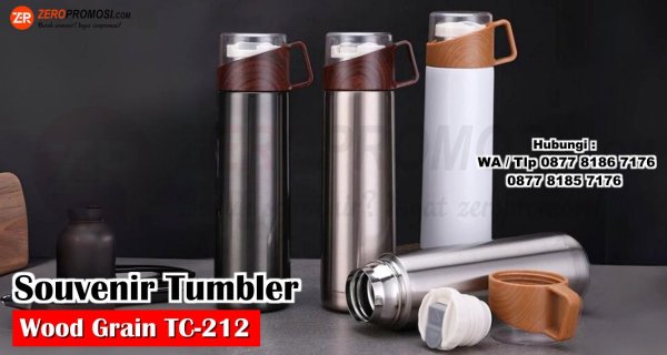 Souvenir Tumbler Stainless Termos Vacuum Tumbler Wood Grain TC-212.jpg