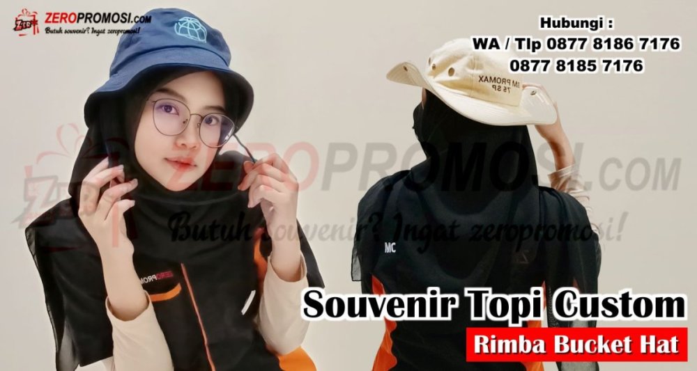 Produksi Souvenir Topi Gunung Rimba Hat Bucket Custom.jpg