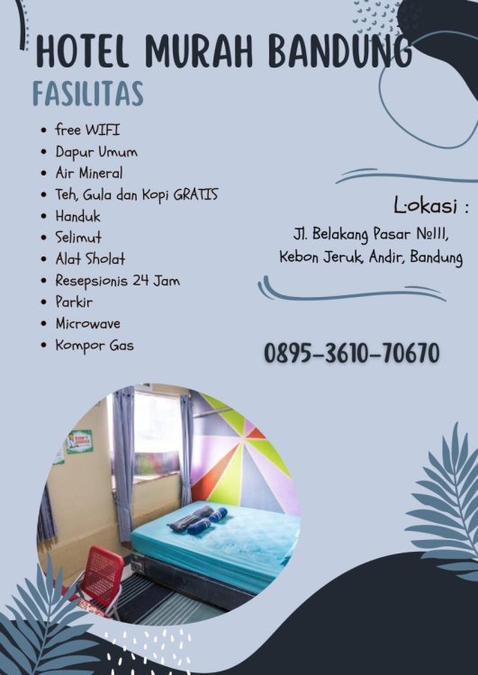 Alamat Hostel Bandung Murah, Call 0895361070670,  Bandung, Terpercaya.jpg