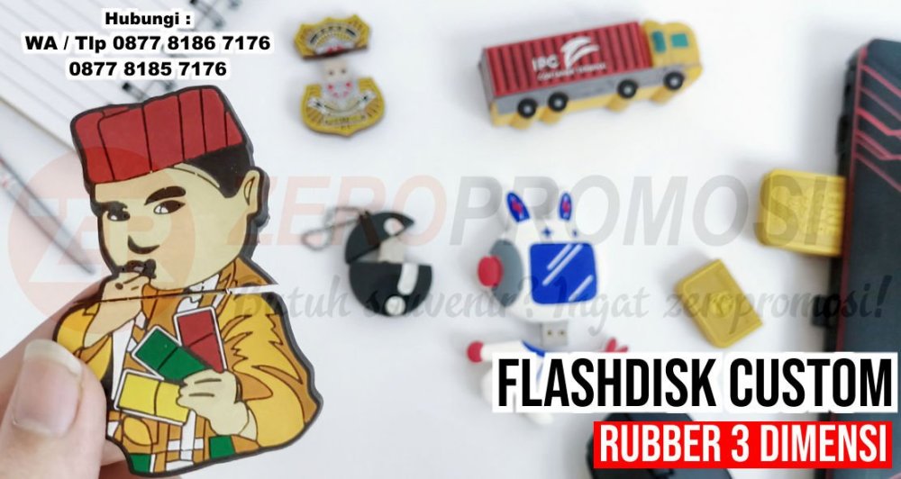 Jual Flashdisk Custom rubber 3 dimensi - USB Custom Logo 1.jpg