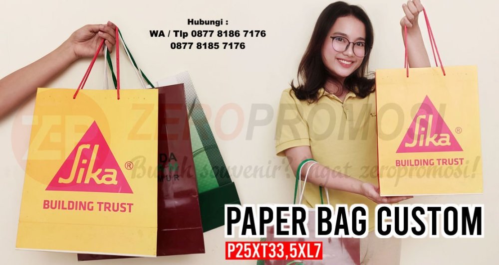 Souvenir Paper Bag Custom Ukuran P25xT33,5xL7 Untuk promosi.jpg