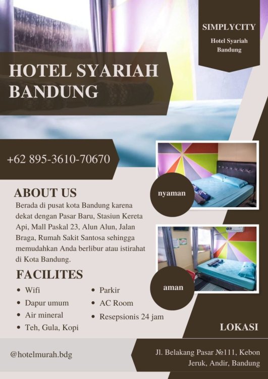 Alamat Hostel Syariah Bandung, Call 0895361070670,  Bandung, Aman.jpg