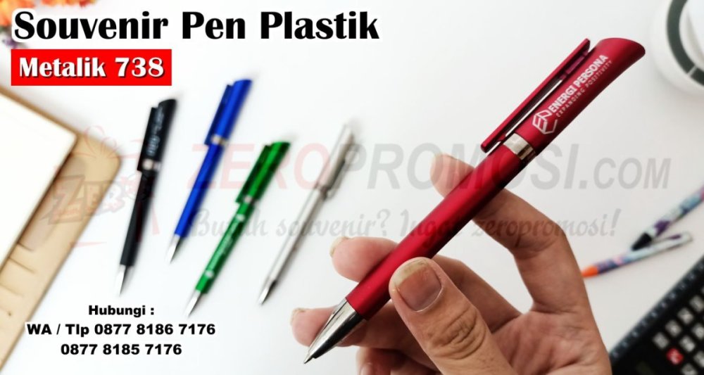 Souvenir Pulpen Metalik Mewah Kode 738 Custom Cetak Logo.jpg