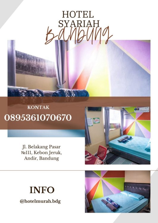 Homestay Bandung Dekat Pasar Baru, Call 0895361070670,  Bandung, Syariah.jpg