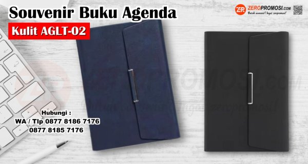 Souvenir Buku Catatan Agenda Leather Binder AGLT02 Custom Logo.jpg