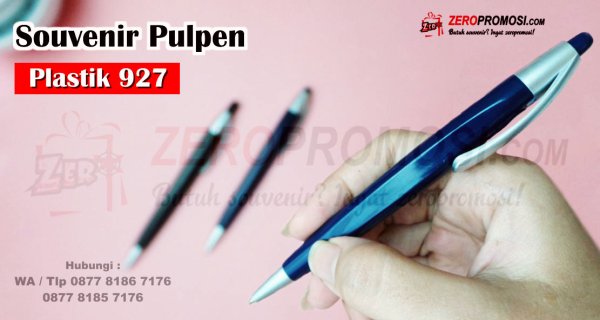 Souvenir Pulpen Plastik Pen 927 Custom Promosi.jpg