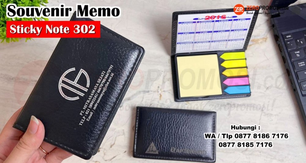 Jual Souvenir Note Kertas Memo Tempel Murah Kode 302 Cover Kulit.jpg
