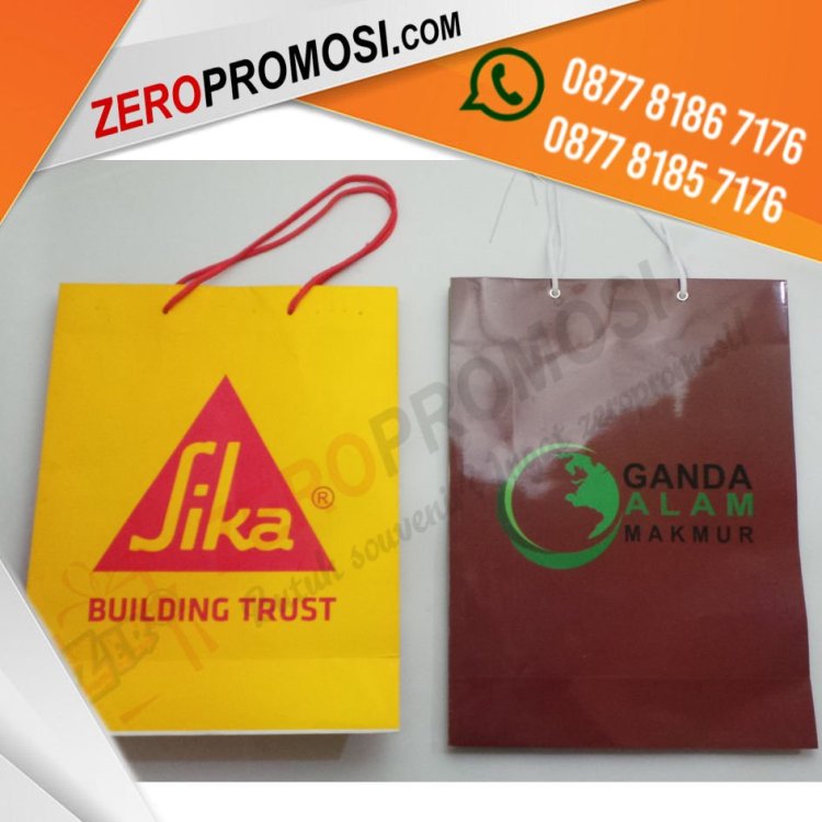 Souvenir Paper Bag Custom Ukuran P25xT33,5xL7 Untuk promosi e.jpg