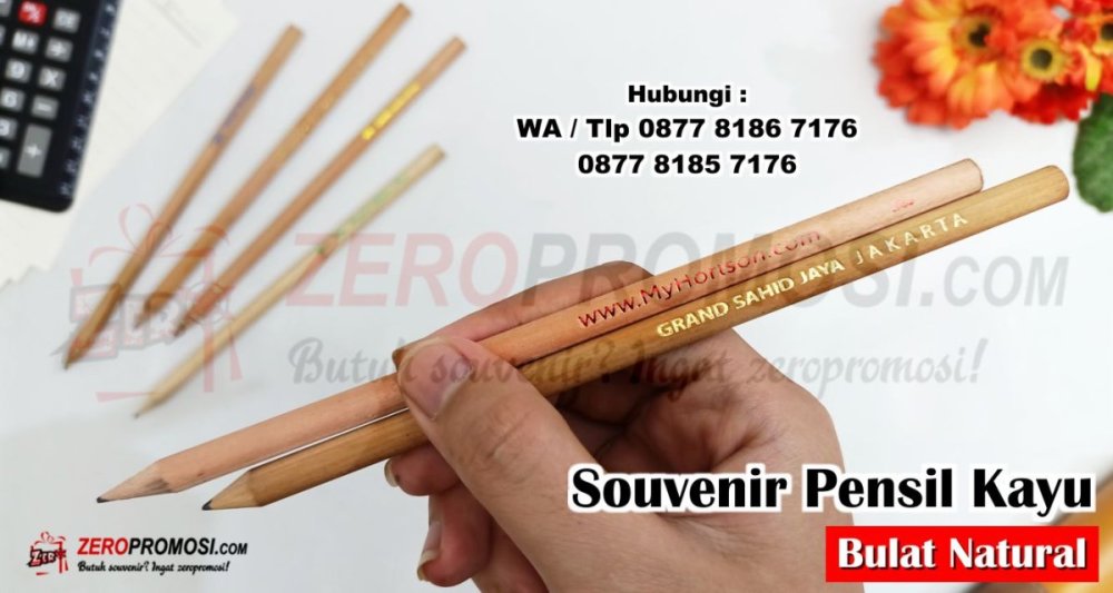 Souvenir Pensil Kayu Bulat Natural Polos HB Custom Emboss Logo.jpg