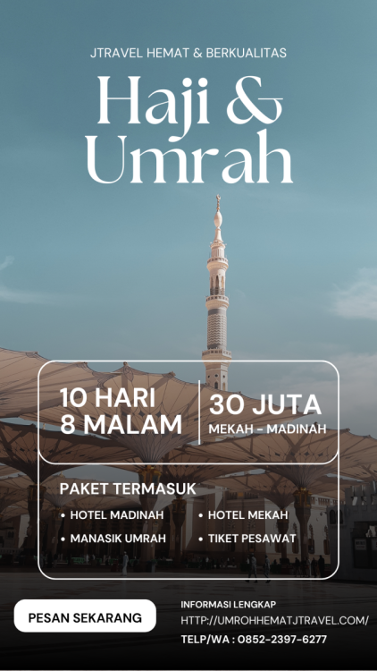 Putih Minimalis Promosi Paket Haji & Umrah Instagram Story.png