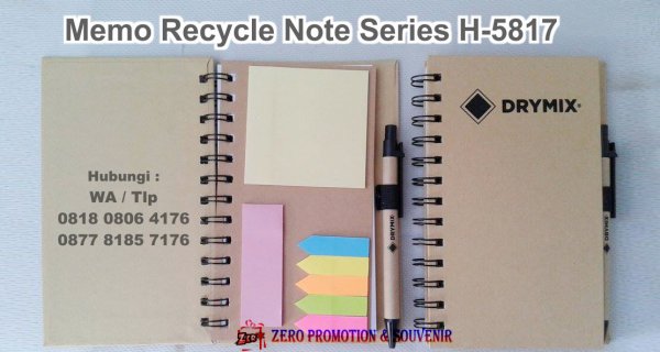 Jual souvenir Memo Recycle Note Series H-5817.jpg
