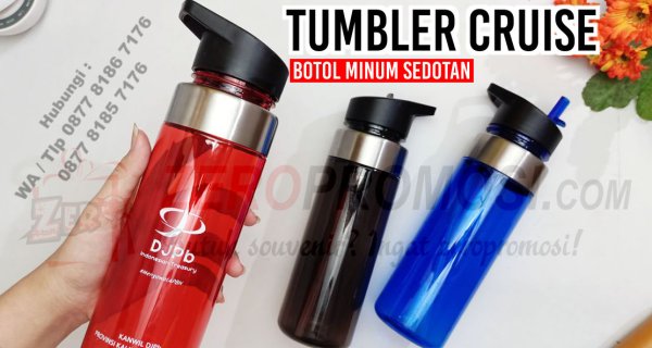 jual Souvenir Tumbler Cruise - botol minum sedotan murah.jpg