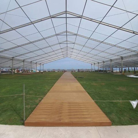 SEWA TENDA RODER TRANSPARAN