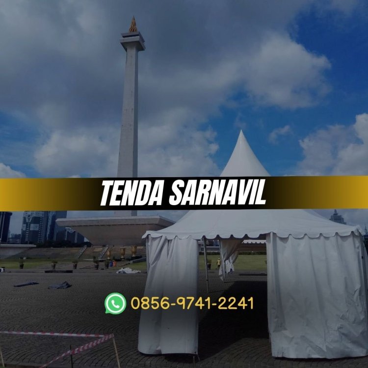 Jasa Rental tenda kerucut sarnafil 3x3 jakarta utara.jpg