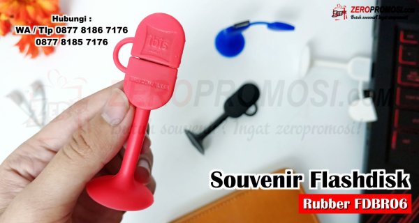 Barang Promosi Usb Flashdisk Rubber Standing Unik Kode FDBR06 Cetak Logo.jpg