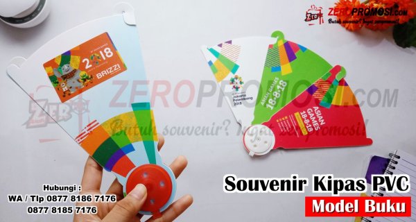 Souvenir Unik Kipas PVC Karakter Model Buku Custom Full Color.jpg