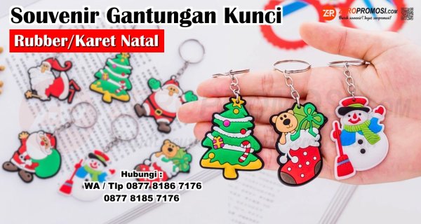 Jual Gantungan Kunci Natal Terlengkap Custom Souvenir Karet.jpg