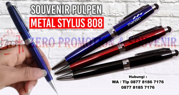 Souvenir Pulpen metal stylus 808 - pen besi promosi.jpg