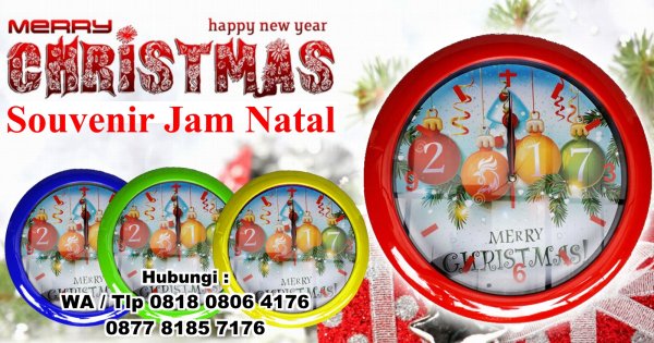 Souvenir Jam Natal – Jam dinding Natal.jpg